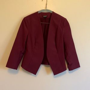 Express Maroon Blazer
